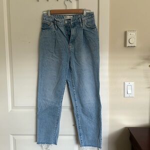 Zara pleated jeans